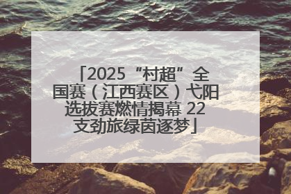 2025“村超”全国赛（江西赛区）弋阳选拔赛燃情揭幕 22支劲旅绿茵逐梦