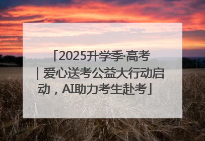 2025升学季·高考｜爱心送考公益大行动启动，AI助力考生赴考