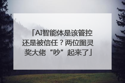 AI智能体是该管控还是被信任？两位图灵奖大佬“吵”起来了